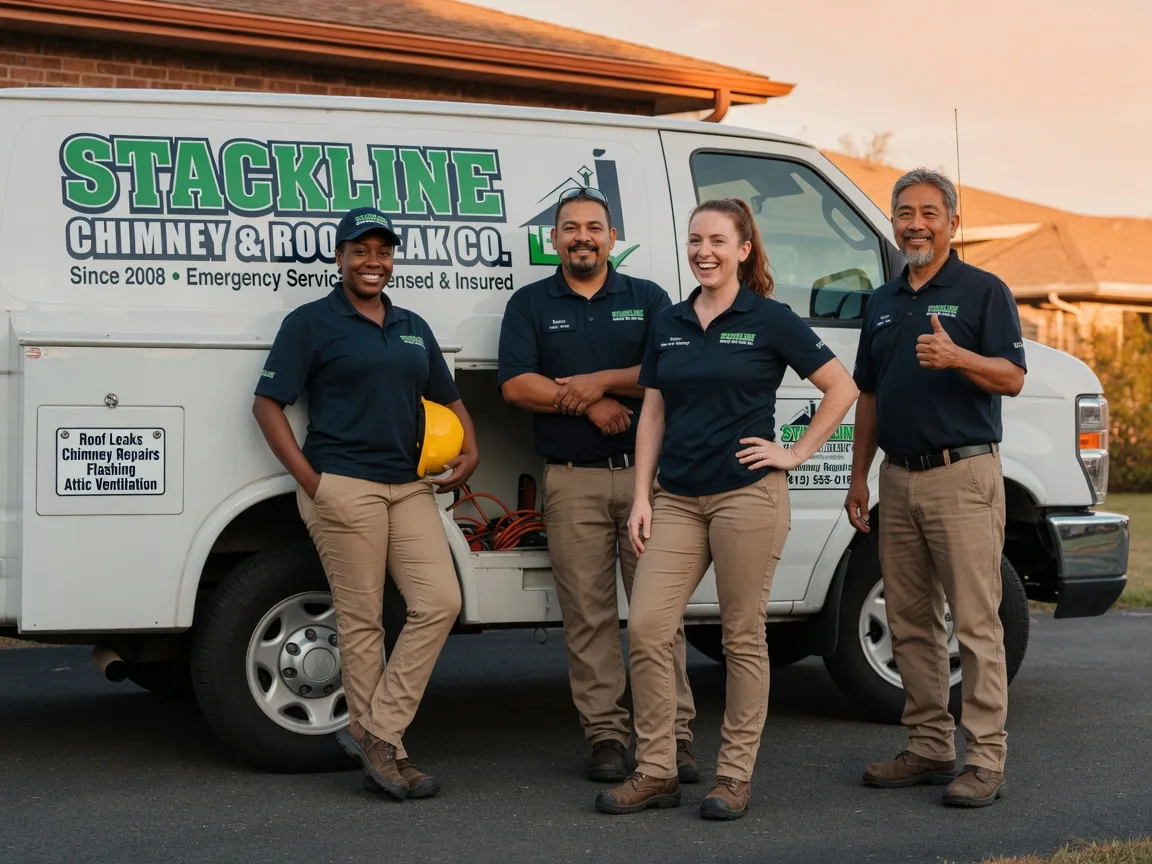 Chimney flashing repair company in Lamoure, ND